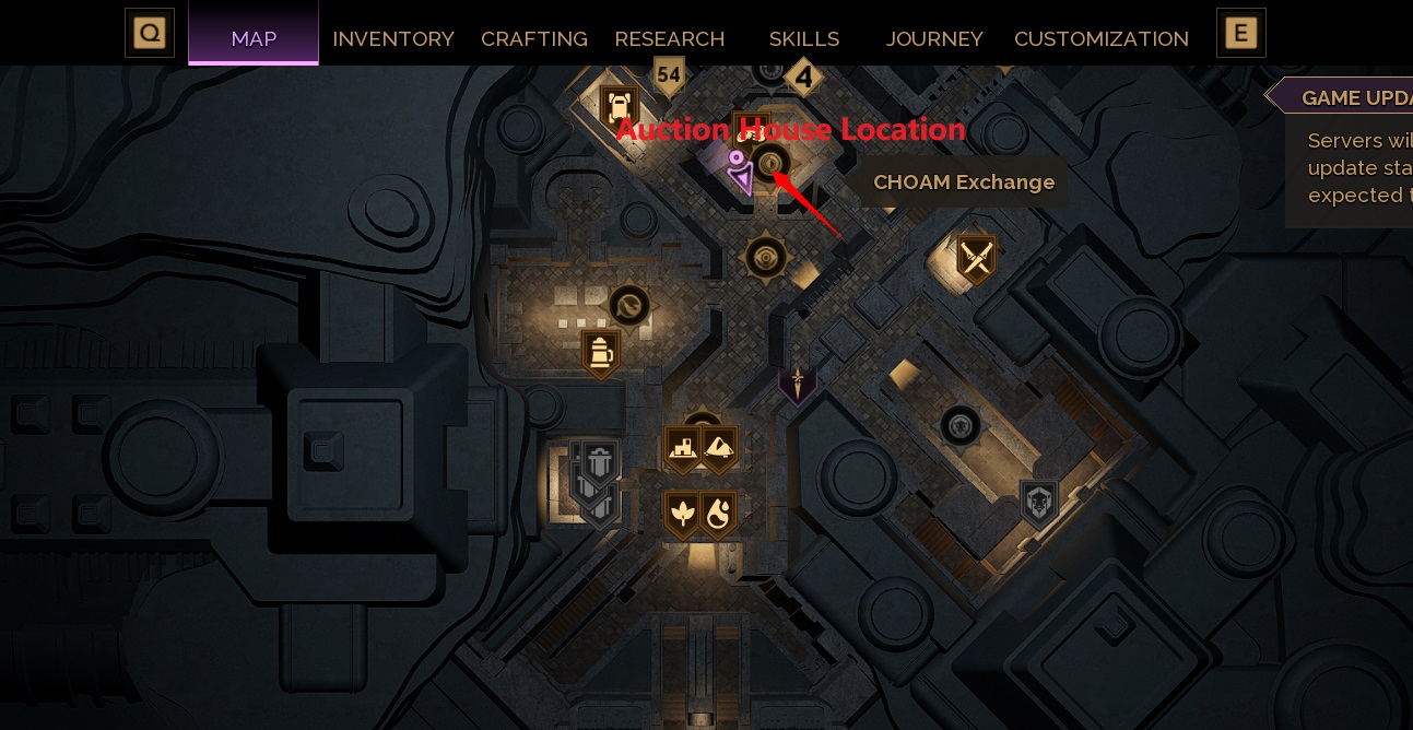 Dune Awakening Auction House Location